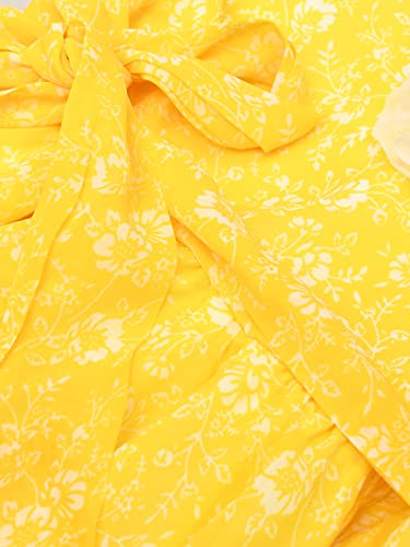 Image of CREATIVE KIDS Floral Print Fit & Flare Girl Dress