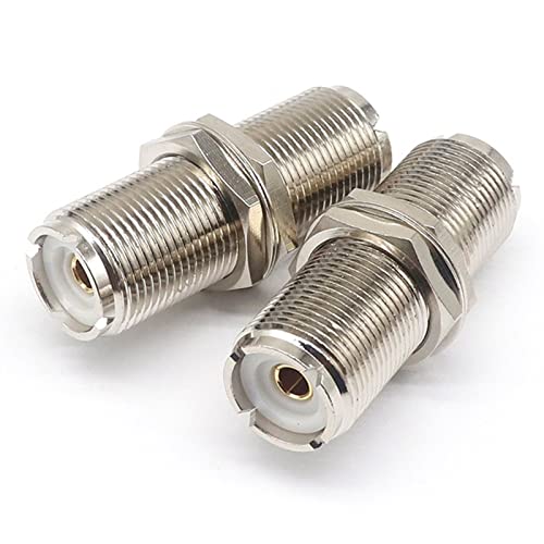 Connecteur UHF-KKY femelle à femelle avec écrou et joint adaptateur coaxial 1 pièce