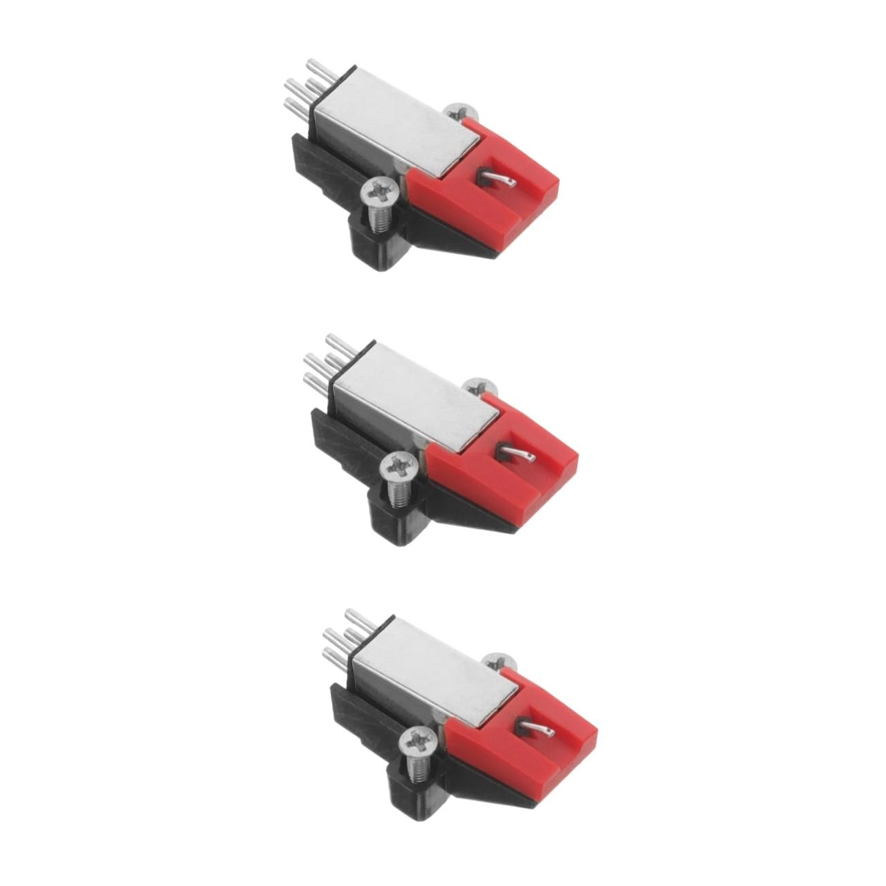 ifundom 3pezzi Punta Ago Dinamica Magnetica Per Giradischi Accessorio Per Riproduzione Audio Di Alta Qualità Sostituzione Facile e Duratura Per Giradischi e Fonografi