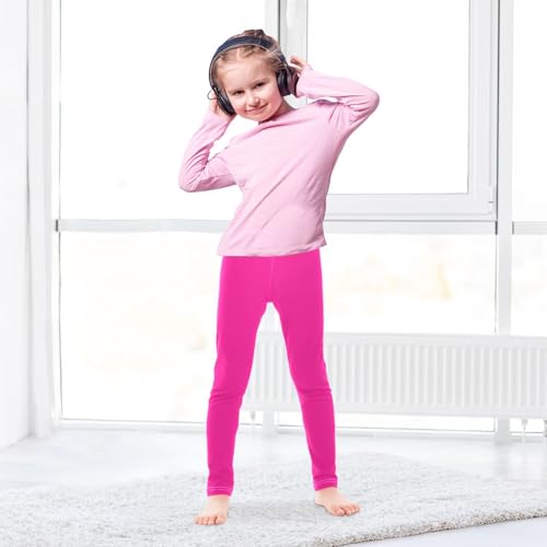 GuoChe Deep Pink Shorts for Toddler Girls Cotton Cartwheel Shorts Lounge Pants for Performance4