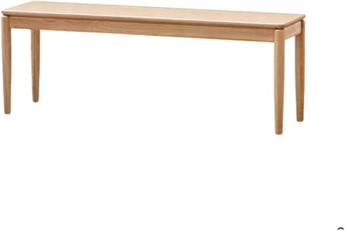Wayshome 100% sólido Fraxinus Mandshurica Madera Banco de Dormitorio, Rectangular Entrada Zapata Cambiador Taburete, Banco de Comedor