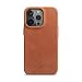Produktbild WIIUKA Hülle für iPhone 15 Pro, Leder aus Deutschland, Lederhülle extra Dünn, Premium Handyhülle, Case, Qi, Vintage Cognac Braun