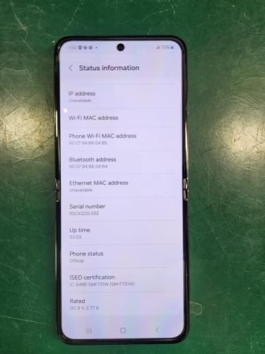 Samsung Smartphone Galaxy Z Flip5 6,7” Nano SIM 5G 512 Go Lavande Noir SM-F731BLIHEUB