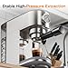 atatix Espresso Machine Upgrade, 20 Bar Compact Espresso Coffee Machine with Milk Frother, Stainless Steel Coffee Maker with 44oz Removable Water Tank & Fast Heat System for Cappuccino, Latte