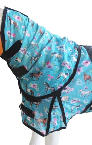 Image of Challenger Miniature Weanling Donkey Pony Horse Foal Summer Fly Sheet Horses 51836