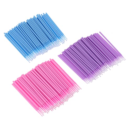 minkissy Cotton Swabs for Baby Micro Brush Flat Cotton Swabs 300pcs Set Sanitary and Clean