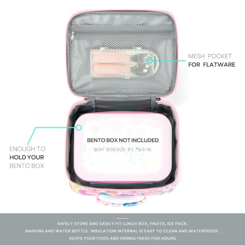 mibasies Flower Pink Lunch Box