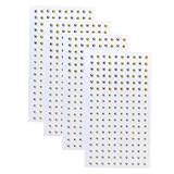 MLYPRU Fake Septum Gesichtssteine für Hochzeit, Karneval Augenbrauen Piercing Kein Bohren Erforderlich Labret Piercing Wiederverwendbar(D 4pcs)