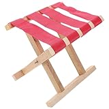 Tabouret de pêche pliable en bois – sa couleur apporte une touche de dynamisme à votre équipement de plein air, rehaussant l'esthétique générale de votre installation, tabourets de camping
