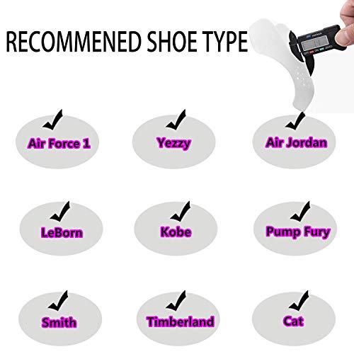 Yolopark Shoe Crease Protectors For Air Force Shoes, 4 Pairs Shoe Anti Crease Guard To Prevent Sneaker Crease For Men's 7.5-13 Women's 5-9 #TOP4
