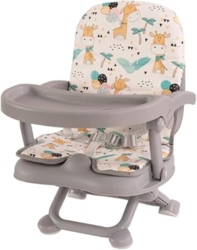 YAKINO 多機能ベビーチェア 高さ調節可能 折りたたみ式 安全ベルト付き 持ち運び簡単 0〜4歳 ポータブル ロープロファイル アウトドアシート (C)