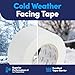 ECHOtape FS-G7732 | All Weather Lamtec WMP-VR-R Plus Facing Tape | Metal Building Insulation Tape | White Seam and Repair Tape | Cold Weather Acrylic Adhesive | Contractor Tape | 2.83 in x 50 yds