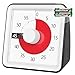 Countdown Timer 3 inch; 60 Minute 1 hour Visual Timer - Classroom Teaching Tool Office Meeting, Countdown Clock for Kids Exam Time Management-Black