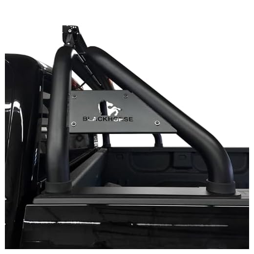 Black Horse Classic Roll Bar Compatible with 2000 to 2022 Nissan Ram Chevrolet Ford GMC Toyota Titan 3500 2500 Silverado F-150 Sierra 1500 2500 3500 Tundra XD Black RB001BK