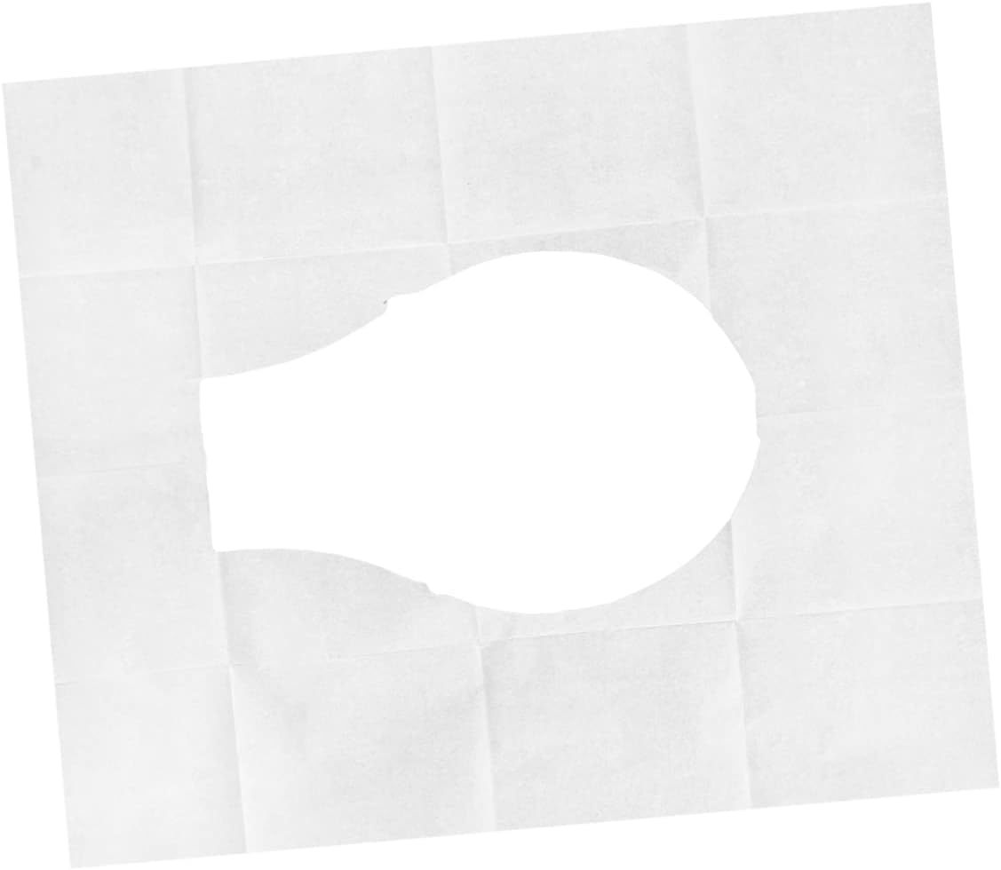 DOITOOL 120pcs Disposable Toilet Seat Covers Flushable Skin-friendly Portable Toilet Mats for Travel Camping Hospital and Public Restrooms