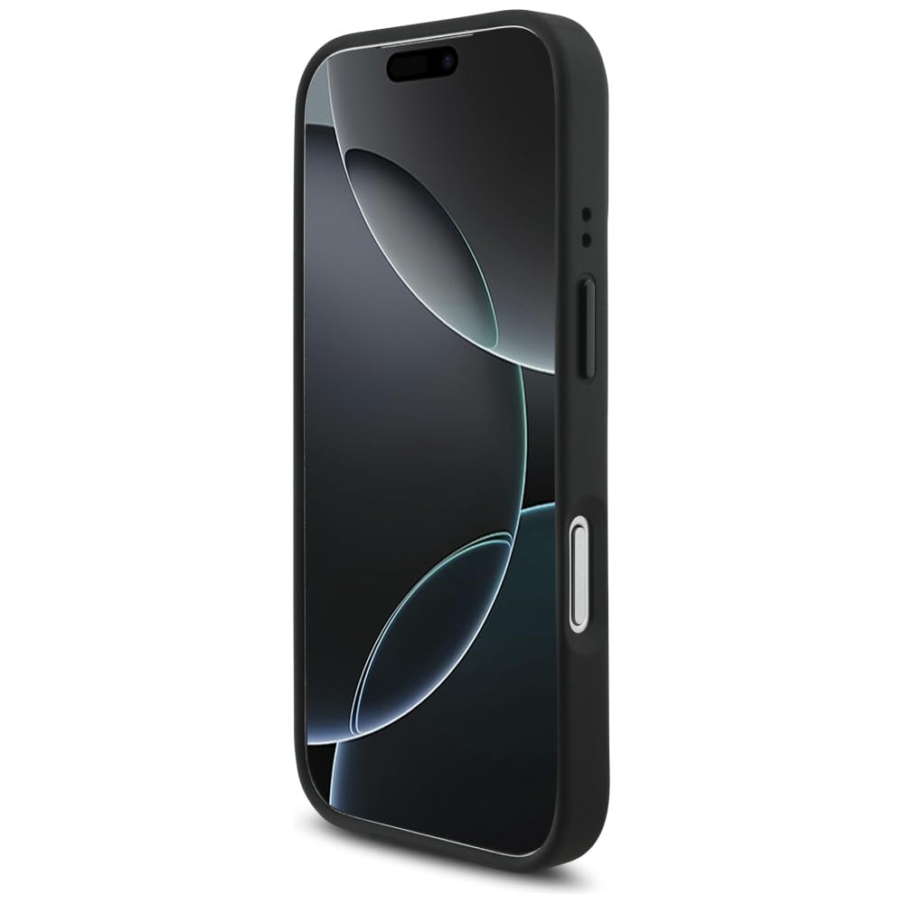CG Mobile BMW M Tricolor Metal Logo Compatible avec MagSafe Coque pour iPhone 17 Pro (Noir)