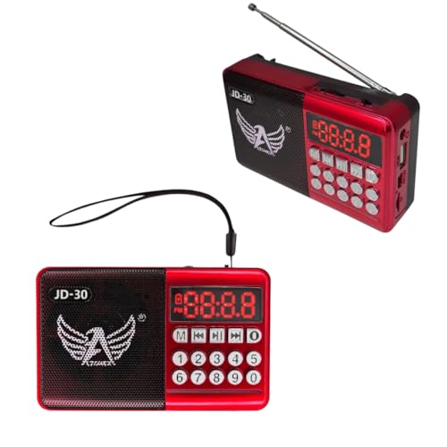Radinho Mini Rádio Portátil Analógico De Bolso e Mão Fm/Am Pendrive Sd Card Mp3 Recarregável Preto,