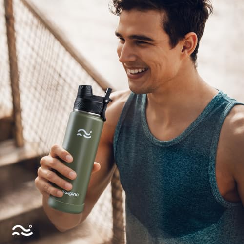 Image of Swigina Insulated Water Bottle with Boot (Keep 36hrs Cold) BPA Free, 24 oz
