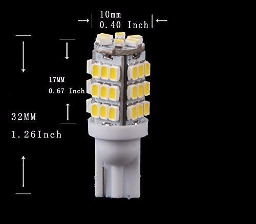 20 X T10 Wedge Side Trailer 42-SMD LED Pure White Interior Light 168 192 2825 194 921