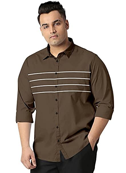 GenericNemi Trader Men's Regular Fit Cotton Casual Checks Shirt (Pack of 01)