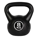 POWRX Kettlebell Kugelhantel Kunststoff 4 kg - 20 kg (8 kg)