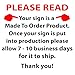 Mechanic's Tools Customized Indoor LED Sign, Light Up Workshop Signs, Ultra-Thin LED Light Up Tool Rules Wall Sign Décor 15 Inch Round