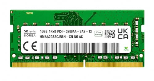 Image of 16GB DDR4 3200MHz OEM Laptop RAM Compatible with SK Hynix [Key Specs: PC4-25600 /3200AA | 260-Pin SO-DIMM | CL22 | 1Rx8 | 1.2V | Non-ECC] | 1 Year Seller Warranty