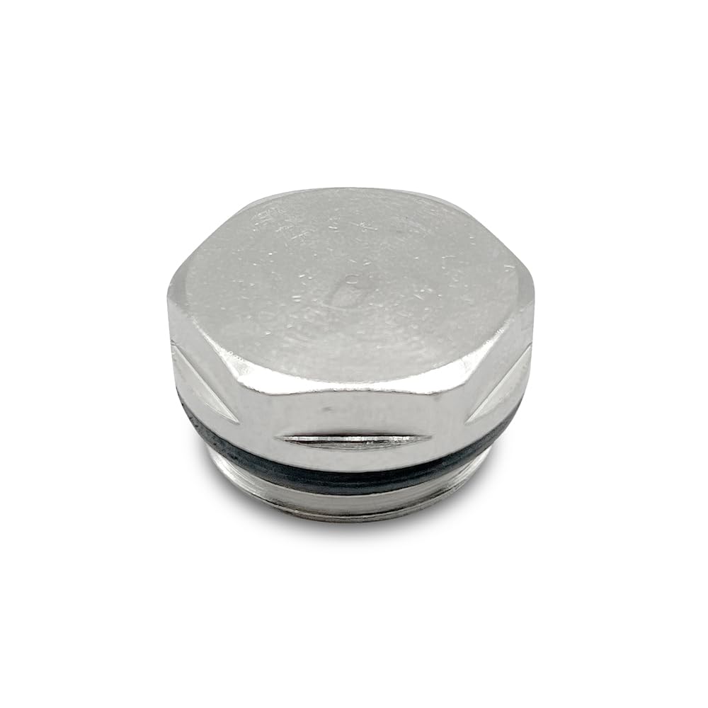 Nwt Direct Chrome 1/2" Bsp Blank Plug For Towel Rails & Radiators