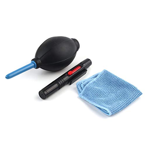 Swiftswan Cleaning Cloth Brush and Air Blower In 1 Set Digital Camera kit Dust Cleaner