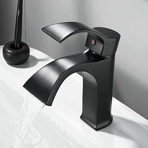 Robinet monotrou lavabo Feng Shui en or brossé pour mitigeur salle de bain