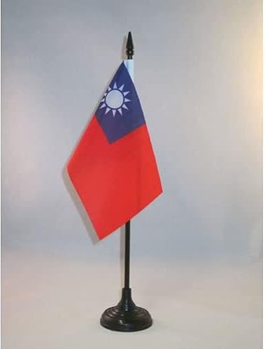 Miniatura 236 de Bandera de la bandera del Líbano de AZ, 3.9 x 5.9 in, bandera de escritorio libanesa, 5.9 x 3.9 in, barra y base de plástico negro