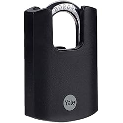 Candado De Seguridad Yale Yale Y121B/40/125/1 Candado con Llave, Negro, 40 mm