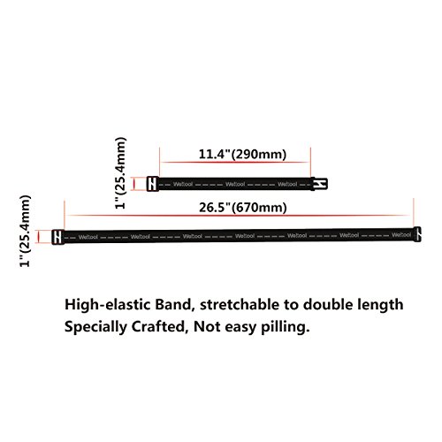 Weltool Durable Elastic Headband Replacement Elastic Strap For Most Black Diamond Petzl Princeton Tec Energizer Pelican Silva Fenix Headlamps 1”Width Comfortable Headlamp Band #TOP1