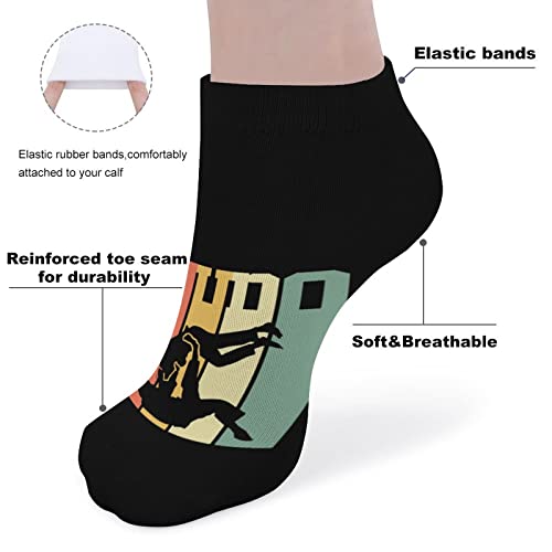 Retro Judo in Japanese Ankle Socks Low-Cut Athletic Running Socks for Men and Women4