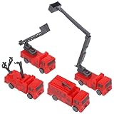 Camion de pompiers miniature : ce modèle réduit est un objet décoratif qui pourra être utilisé pendant des années, constituant ainsi un souvenir précieux. il peut être utilisé au quotidien