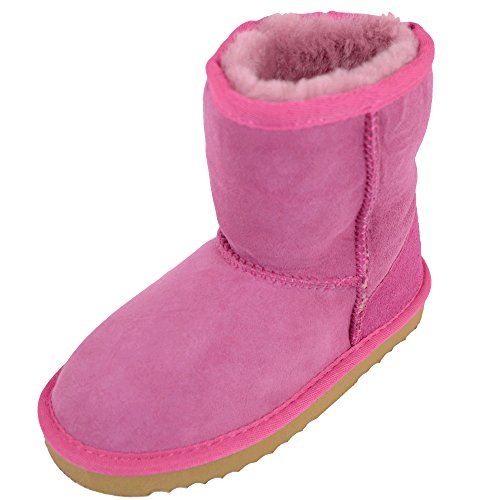 Bottes en peau de mouton avec talon renforcé qui protègent du froid