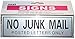 Produktbild London Heritage No Junk Mail-Schild, Metall-Sticker, selbstklebend, für Türen und Wände