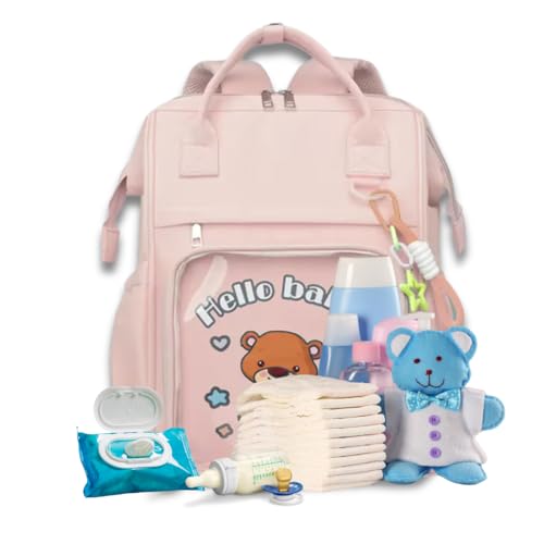 Image of Aavjo , Baby Diaper Bag for Mother, Maternity Backpack, Baby Travel Bag, Waterproof Diaper Pouch