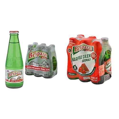 Beypazarı Seti | Doğal Maden Suyu 6 x 200 ml x1 + Karpuz - Çilek Aromalı Maden Suyu x1