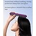 Numoya Go Brush Pro, Numoya Portable Straightener Brush - Gobrush Pro, Numoya Straightener Rechargeable Cordless Mini Hair Straightener Comb, Fast Heating Cordless Mini Hair Straightener Brush (Pink)