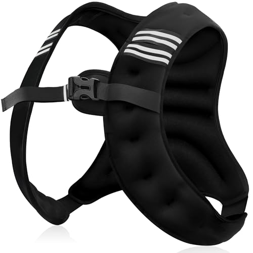 NATURELUX Weighted Vest with Reflective Stripe and...