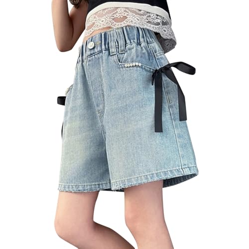 Girls Baggy Cargo Shorts Basic Jeans Kids Cute Straight High Waisted Loose Jorts Aesthetic Shorts Sweatpants Women Big
