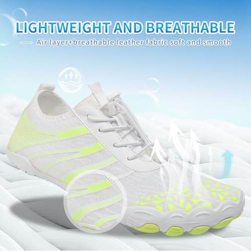 Image of SIOSNETA Hike Barefoot Shoes for Women Men, Breathable Non-Slip Athletic Footwear, Wide Toe Water Shoes for Hiking, Non-Slip Neuropathy Shoes for Women Men, Grounded Comfort wear