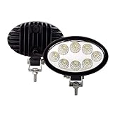 Soporte de Montaje Ajustable: esta luz de vainas LED es muy fácil de instalar con un soporte de montaje ajustable de acero inoxidable que facilita el cambio de dirección del haz de luz.