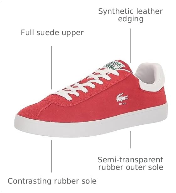 Image of Lacoste Men's Baseshot Translucent Sole Sneakers