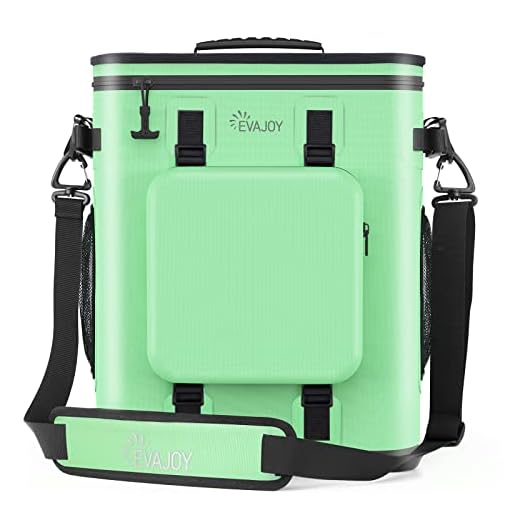 Backpack Cooler, Evajoy Insulated Leakproof Cooler Bag, Keep 36 Cans Cold for Up to 72 Hours, Large Cooler Backpack Portable Soft Cooler with Pocket for Camping Hiking Fishing Picnics Beach, Green