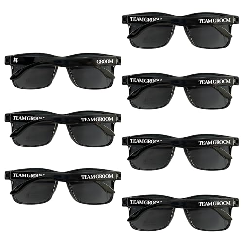 Image of Groomsmen Sunglasses for Men - Wedding Sunglasses for Groomsman Proposal Gifts, Bachelor Party Favors