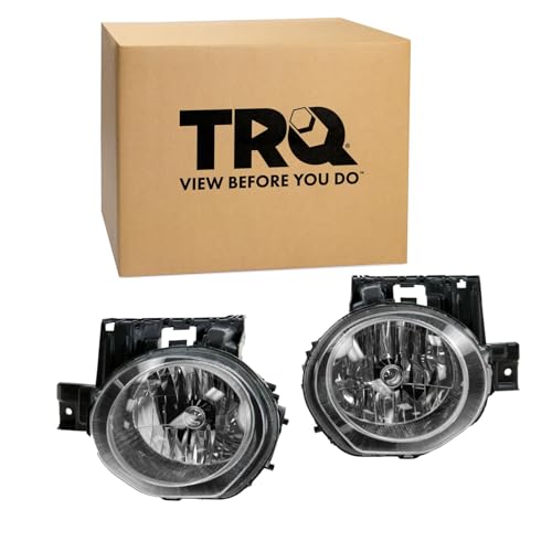 Image of TRQ 2 Piece Headlight Assembly Set Driver & Passenger Side | For 2011-2014 Nissan Juke NI2502201 NI2503201