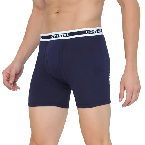 Image of Crystal Men's Cotton Rib Trunks (Pack of 3)
