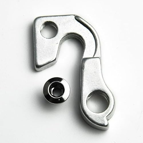 Pacote com 2 cabides de câmbio traseiro para bicicleta com 4 tampas de cabo de plástico e 4 de alumí